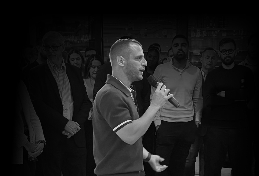 Duncan Kreeger at team and networking events with colleagues and industry peers